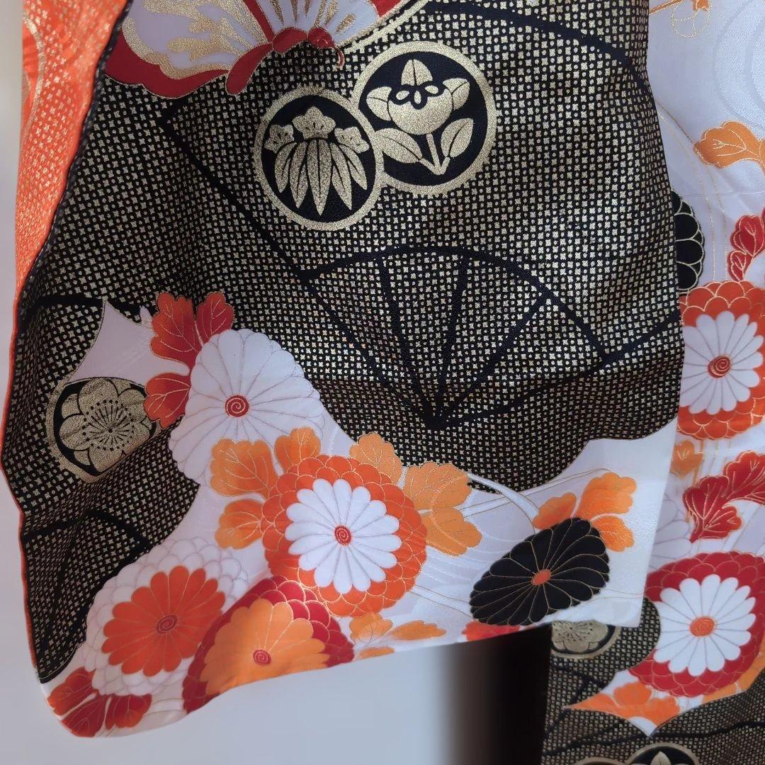 着物 長襦袢 七五三 足袋 髪飾り 後板 前板 紐 セット