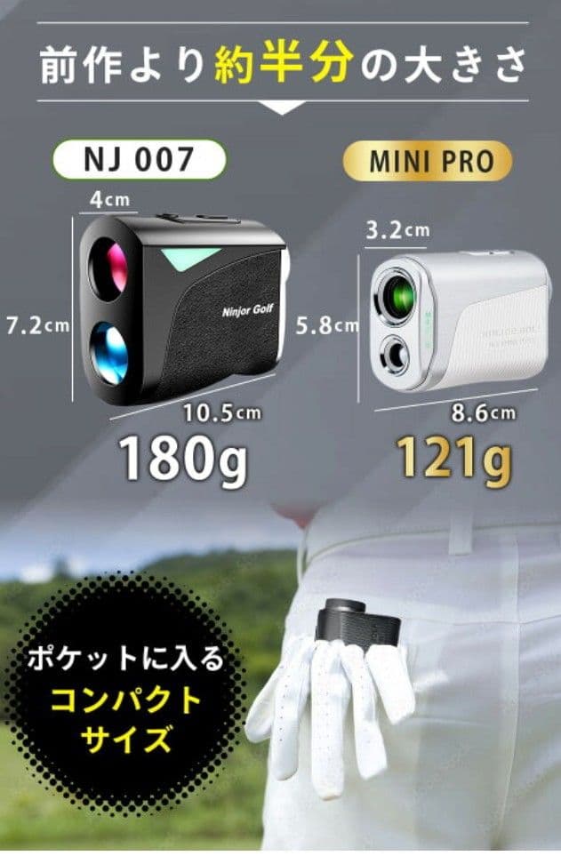 美品　NINJOR GOLF NJ MINI PRO OLED