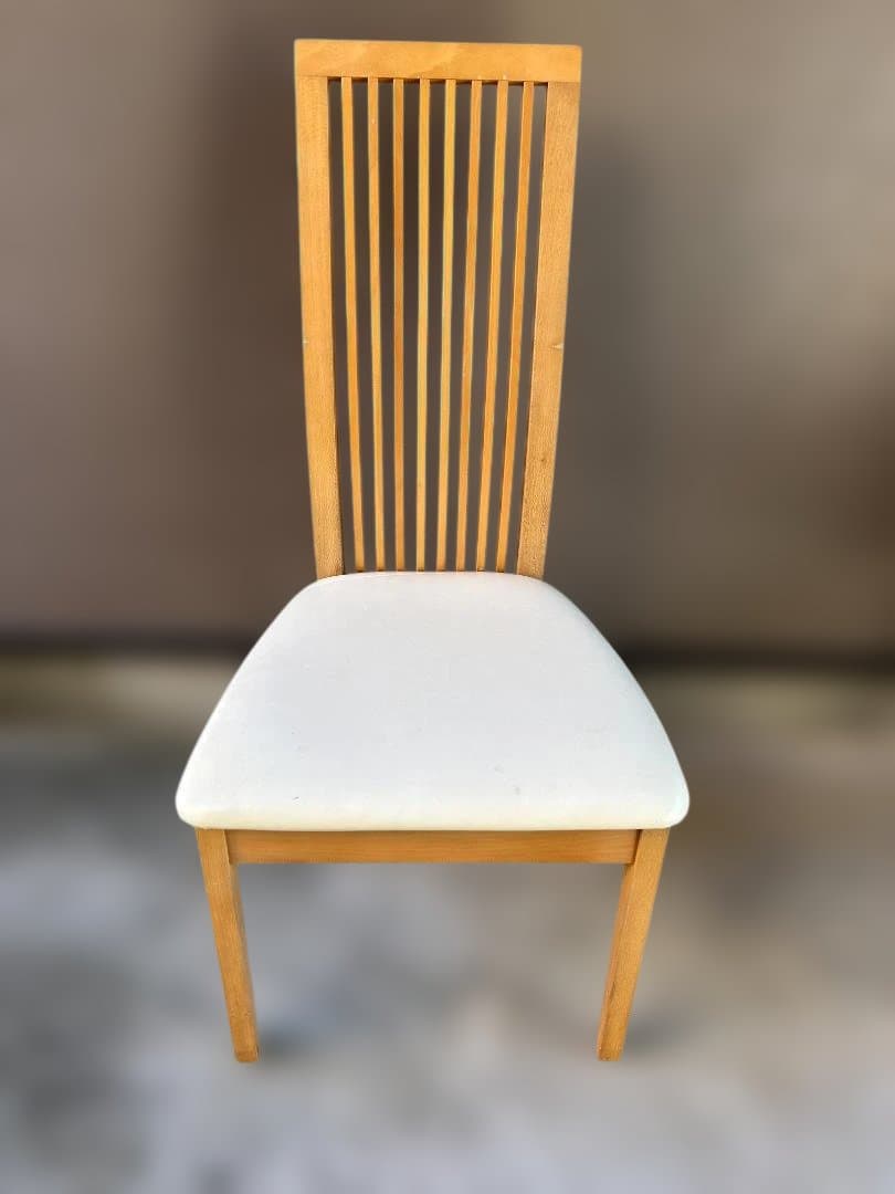 ひよはな 木製伸縮式ダイニングテーブル、チェア４脚セット