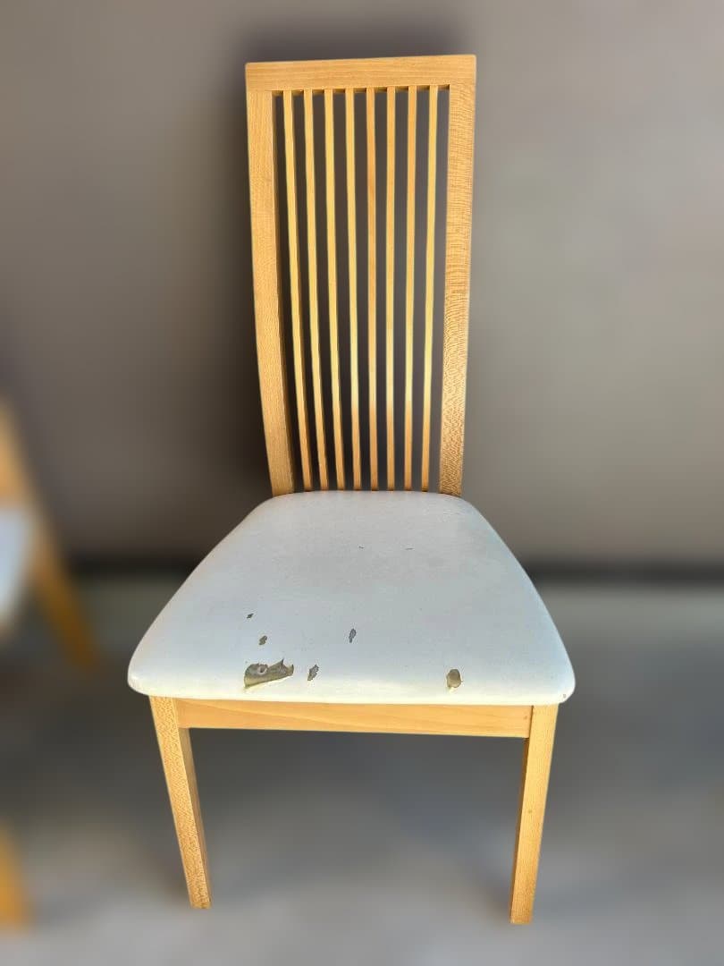 ひよはな 木製伸縮式ダイニングテーブル、チェア４脚セット