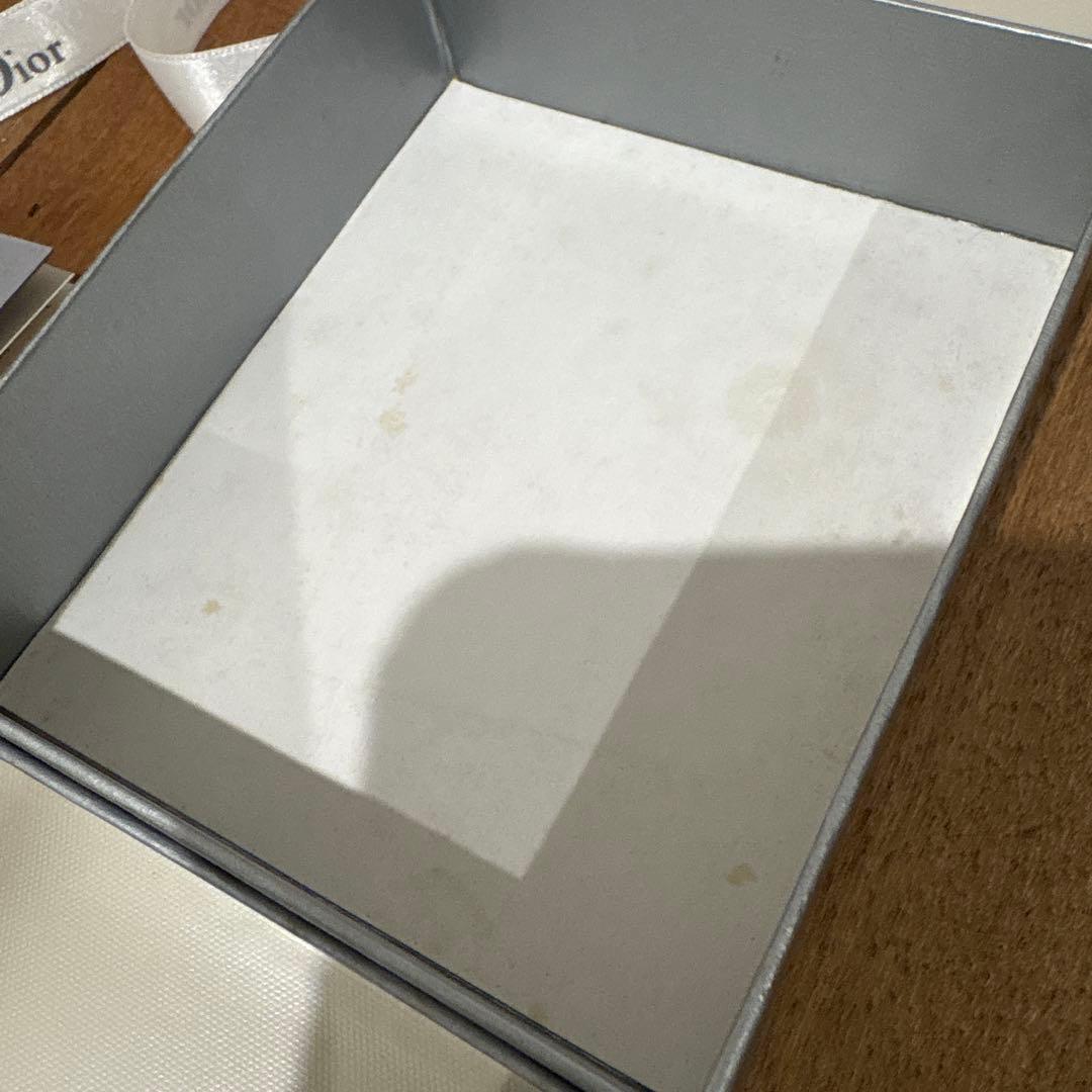 【未使用品】Dior Dロゴ ストーン ブレスレット シルバーカラー　保証書付