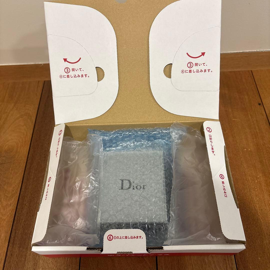 【未使用品】Dior Dロゴ ストーン ブレスレット シルバーカラー　保証書付