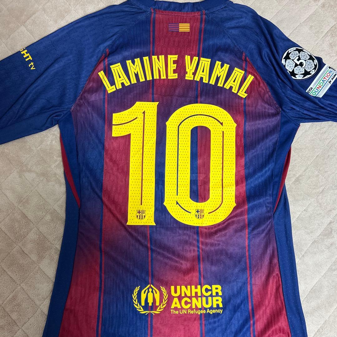 ラミンヤマル 25/26FCバルセロナ ホーム 長袖ユニフォーム CL