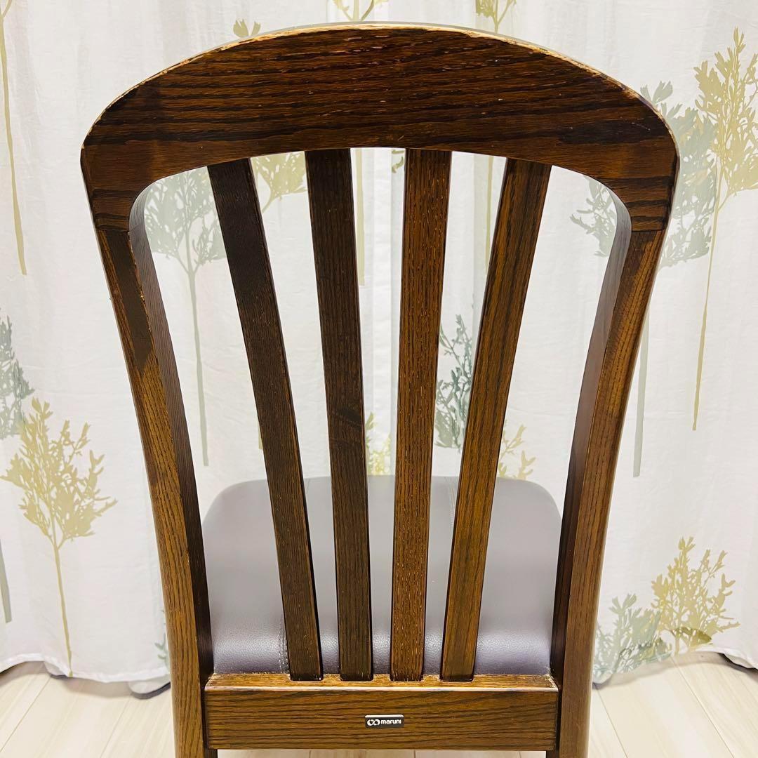 maruni マルニ木工 ダイニングチェア ハイバックチェア　レザー