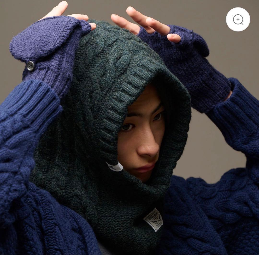 【新品未使用】DESCENDANT SPEAR HOODWORMER チャコール