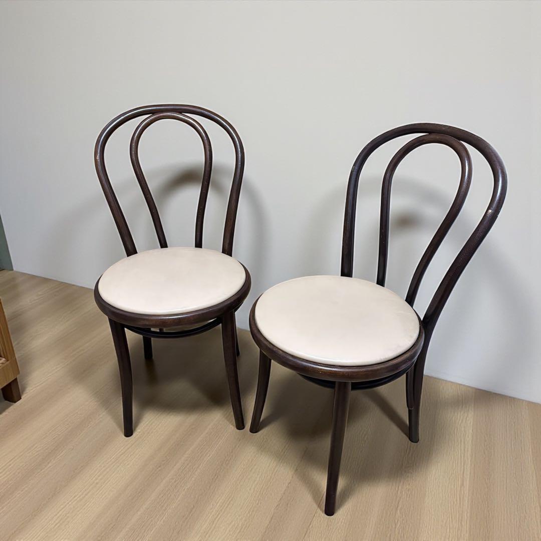 北欧インテリア✨ベントウッドチェア 2脚セット 曲げ木 名作デザイン ダイニング