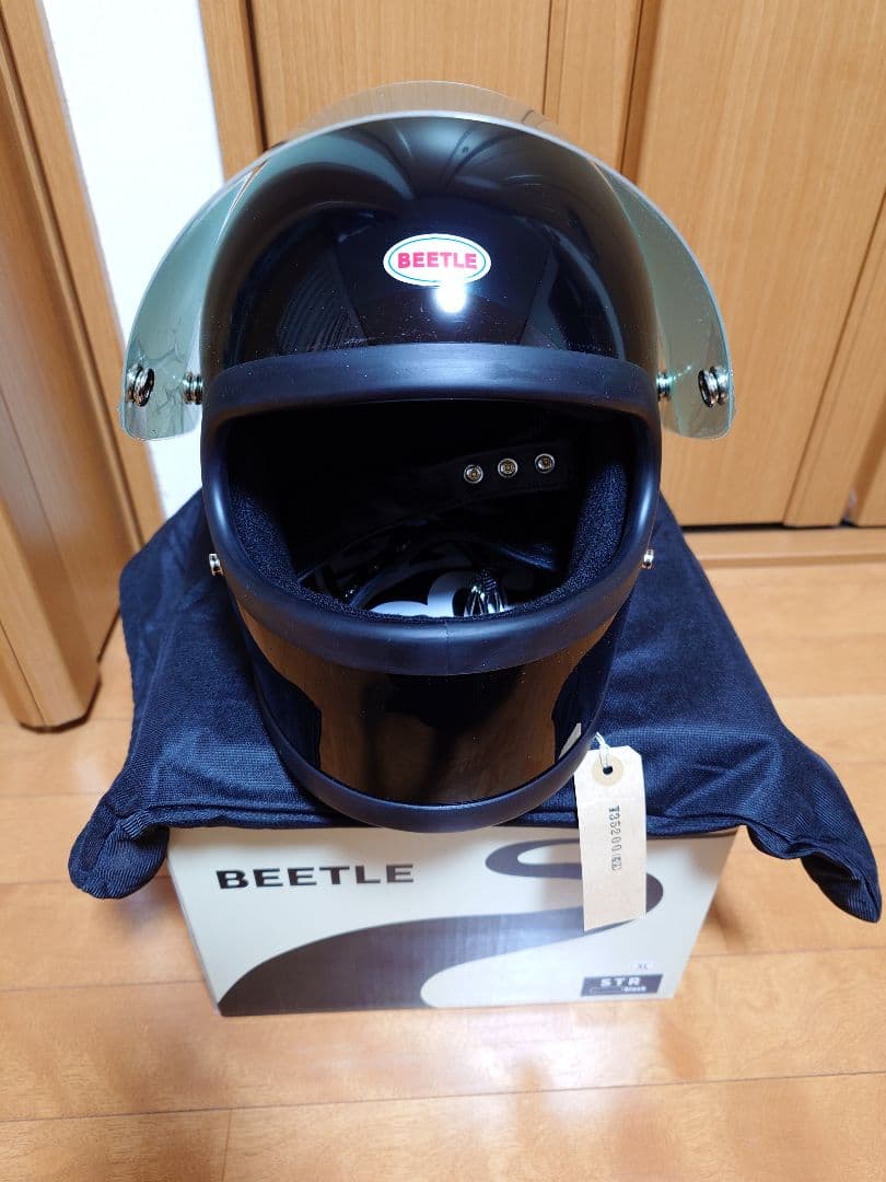 OCEANBEETLE ブラック フルフェイスヘルメット◆STR◆