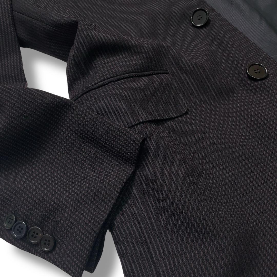 美品 CANALI 高級イタリア製 上質ウール100% テーラードコート M