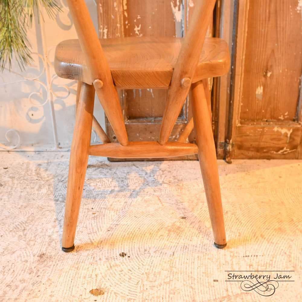 L3710-10 英国ヴィンテージ アーコールチェア スタッキング キッズチェア