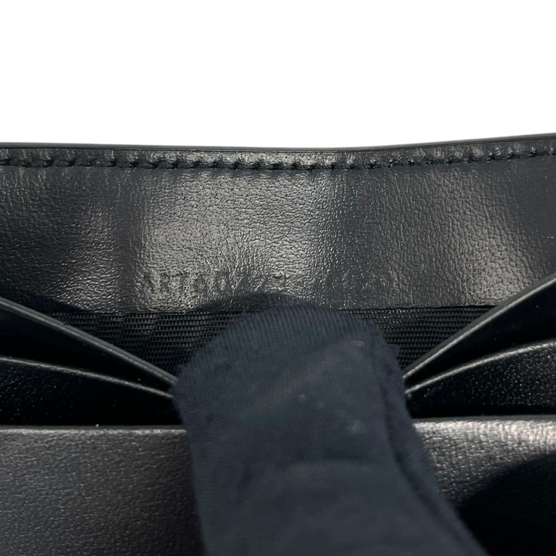 希少✨サンローラン マネークリップ カード入れ YSL カサンドラ ブラック