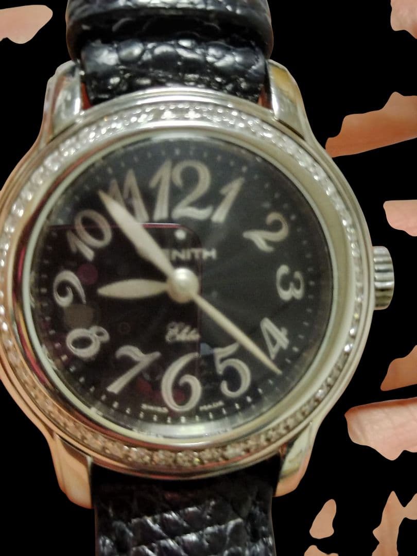 ZENITH CHRONOMASTER ゼニスダイヤモンド手巻き腕時計