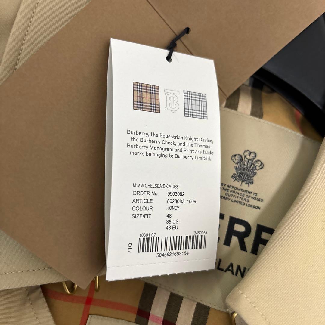 バーバリーメンズトレンチコート　チェルシー未使用　並行輸入品
