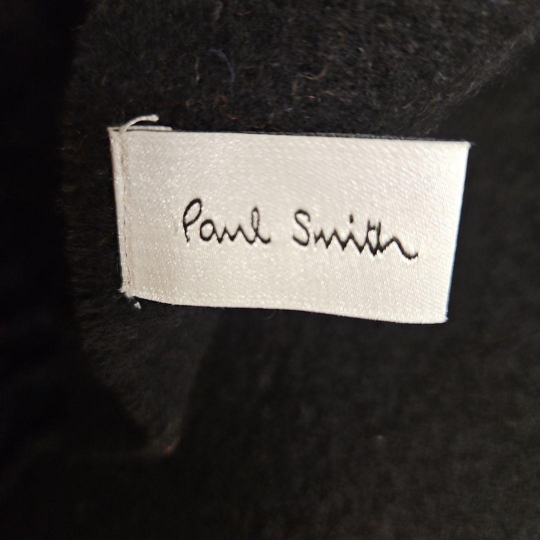 ◾ポール・スミス　厚地リバーシブルマフラー　ウール100％