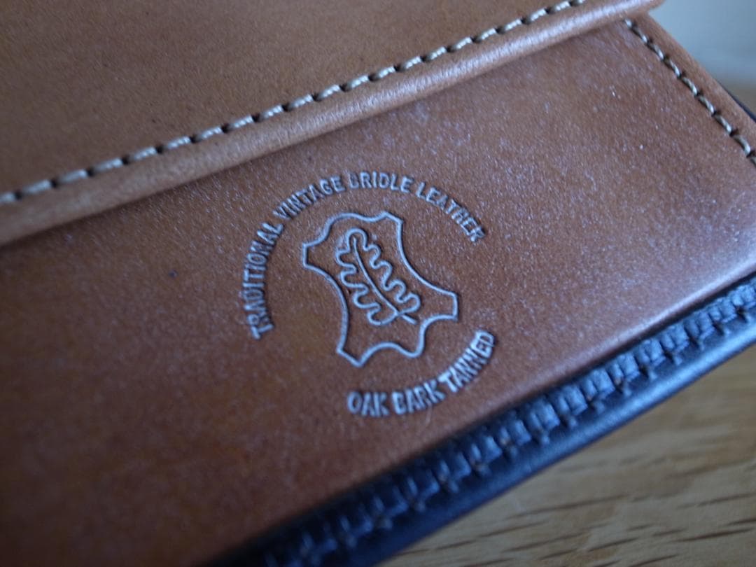 ホワイトハウスコックス ヴィンテージブライドルレザー 2つ折り財布