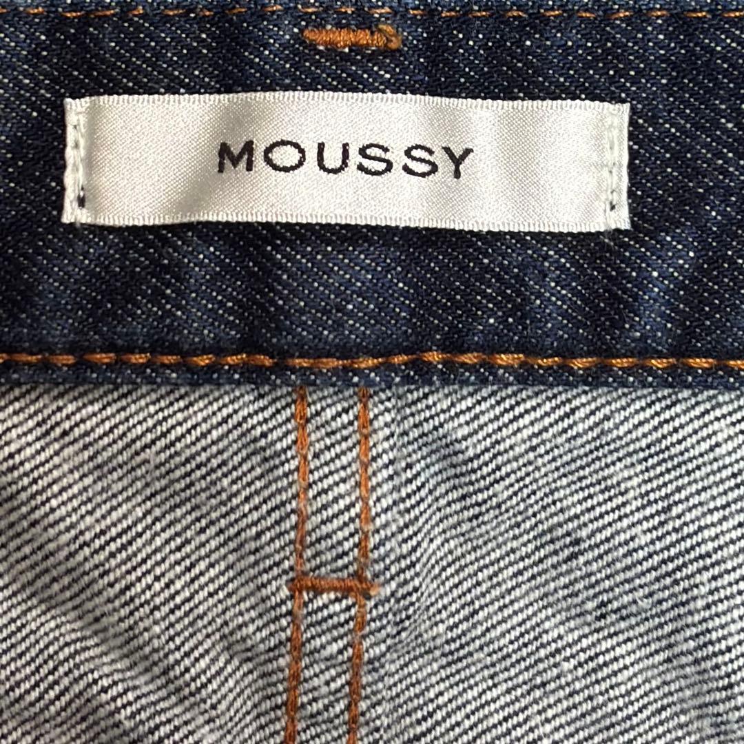 【濃紺】MOUSSY MVS FLAREフレアデニムパンツ