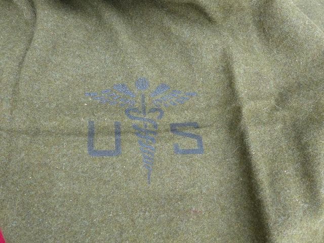 米軍実物　デッド　USウールブランケット　メディカル　25