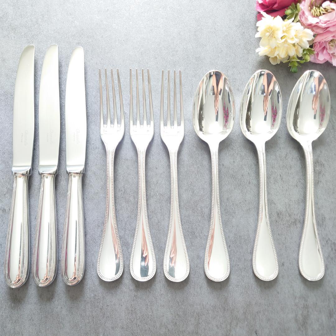 クリストフル パール テーブルサイズ 9点