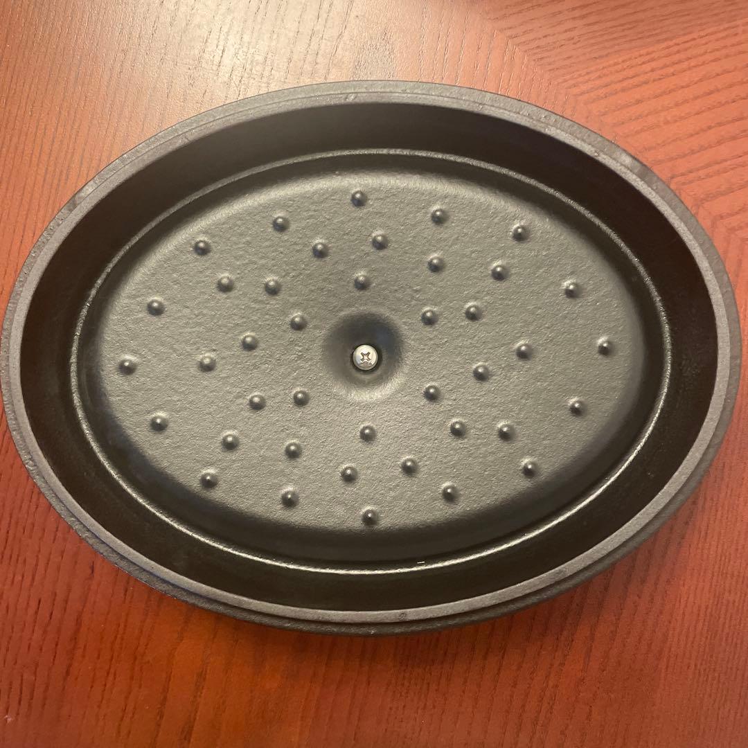 LAVA ラヴァ オーバル キャセロール マジョリカグレー