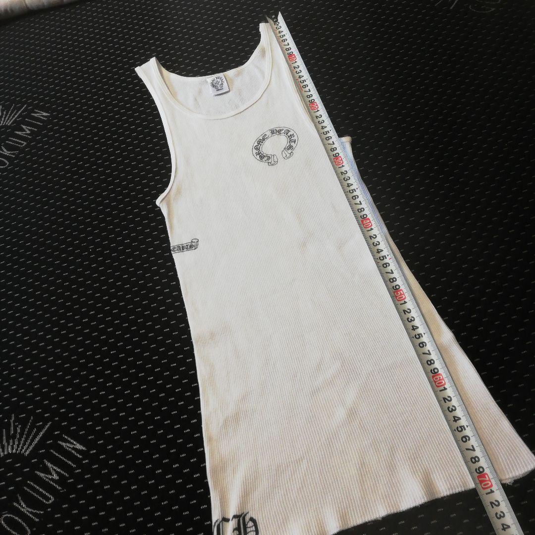 クロムハーツ タンクトップ S 希少ホワイトプリント
