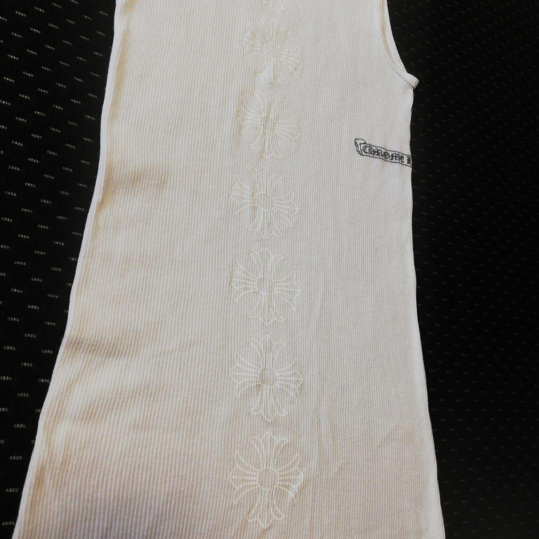 クロムハーツ タンクトップ S 希少ホワイトプリント