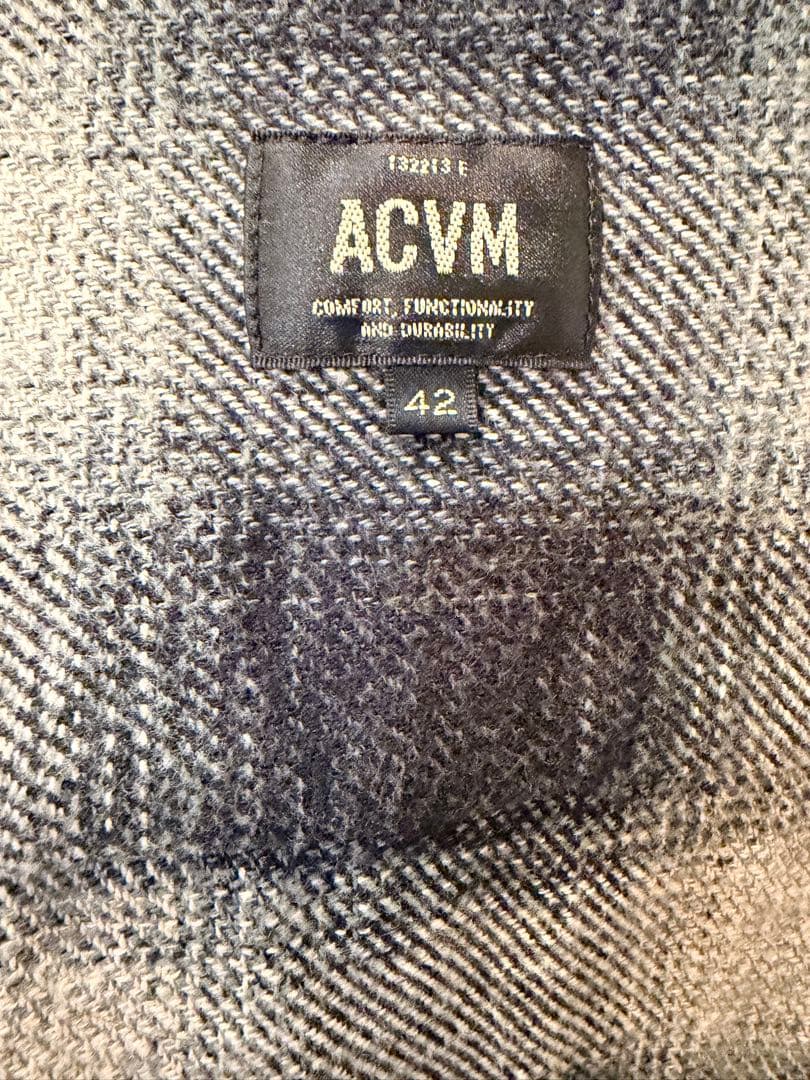 ACVM チェック柄ネルシャツ サイズ42