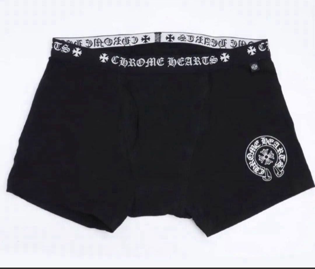 未開封　CHROME HEARTS ブラック L ボクサーパンツ CH1300