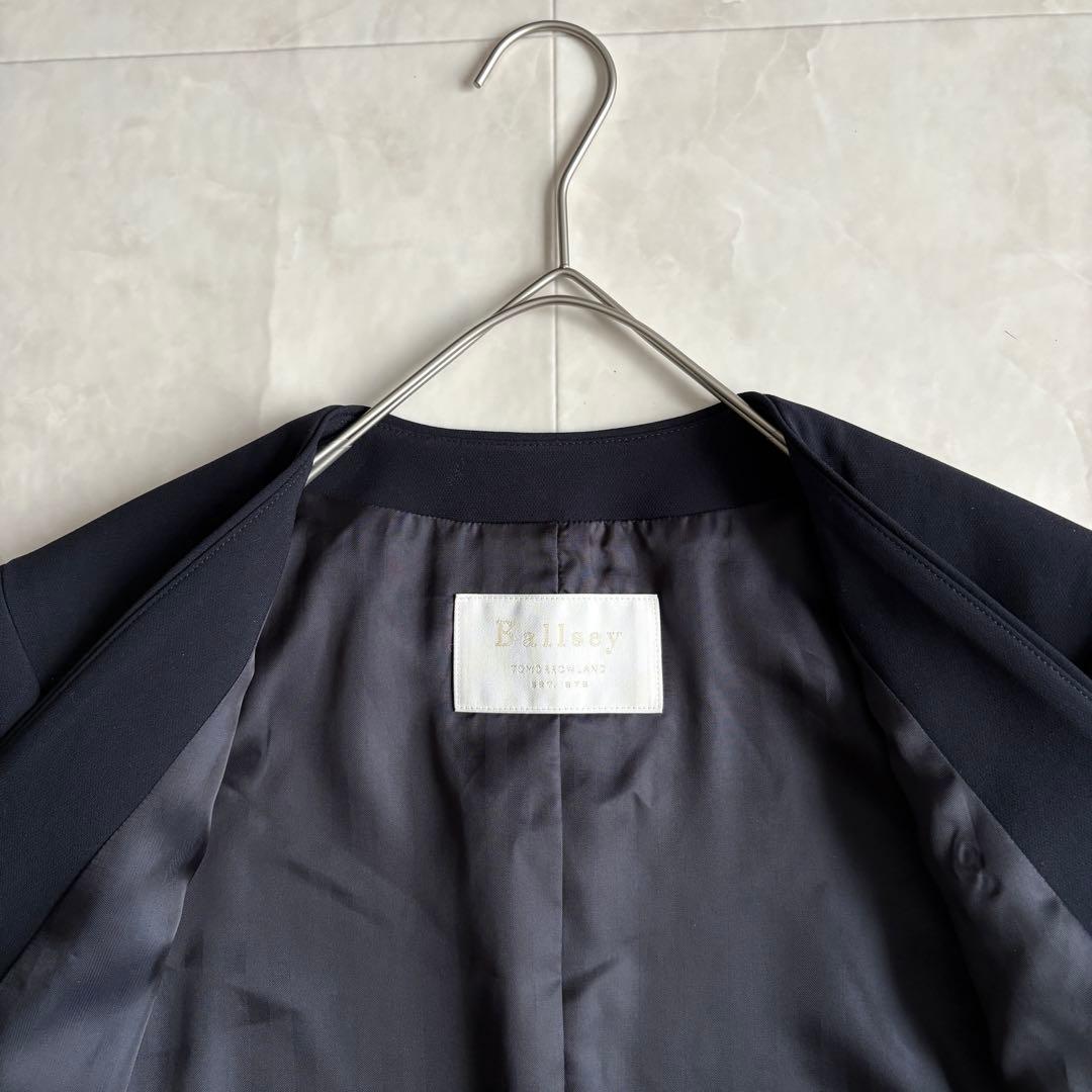 美品✨ Ballsey ドライダブルクロスセットアップ 紺 34 パンツスーツ