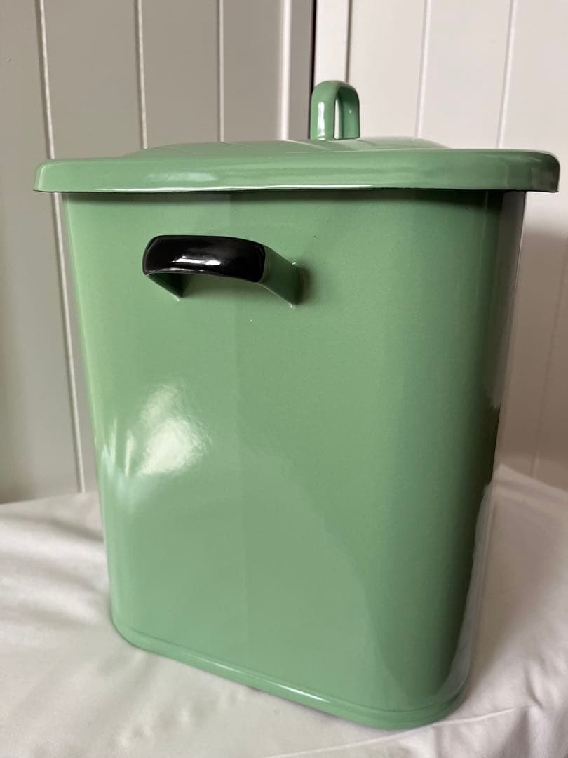 協和工業 ブレッド缶 ホーロー グリーン 新品未使用