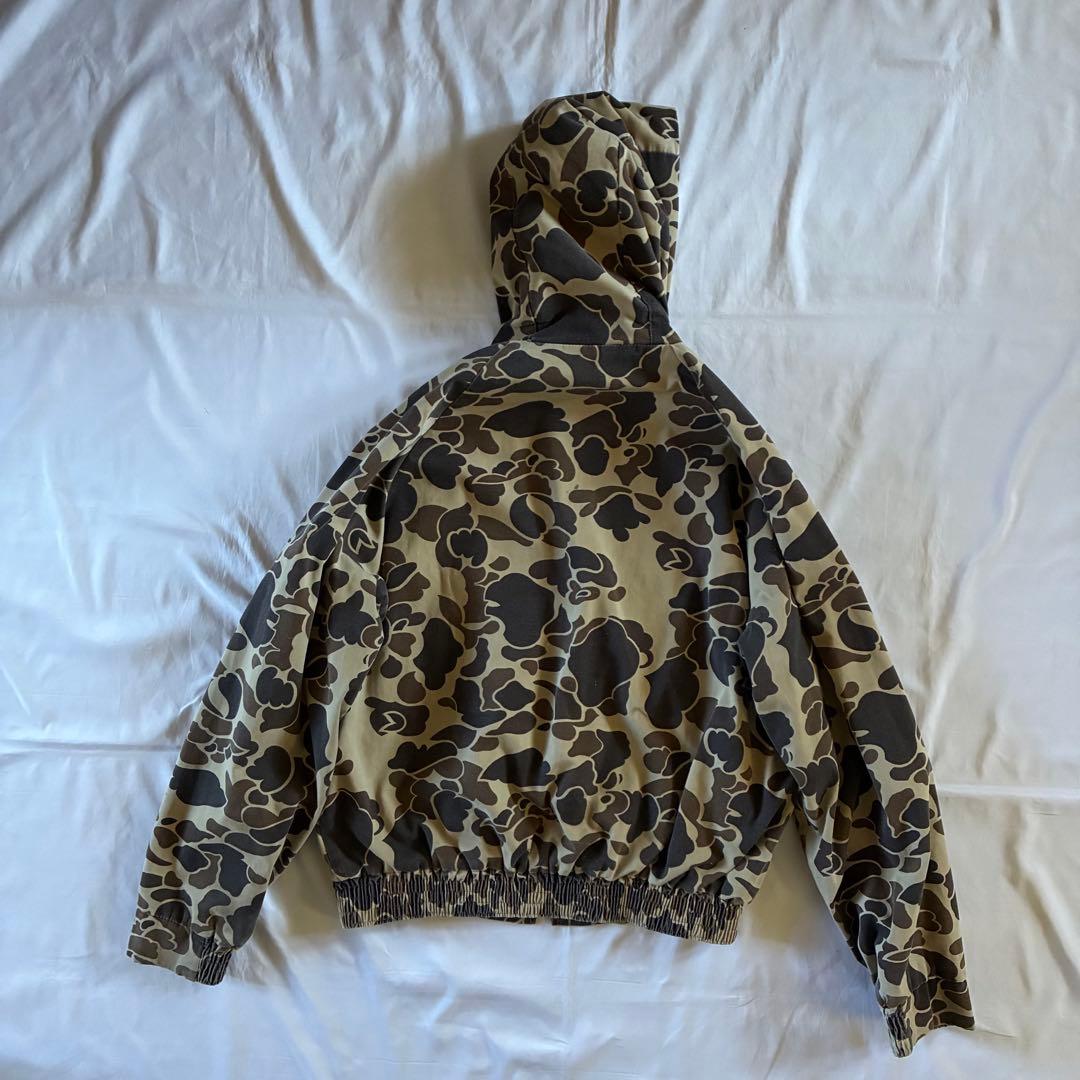 古着　70s 80s　cabelas　カベラス　カモ柄パーカー　USA製