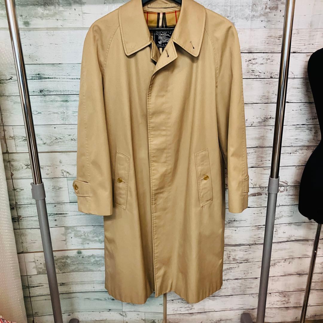 Burberry ステンカラーコート　ノヴァチェック　※やや汚れ等あり