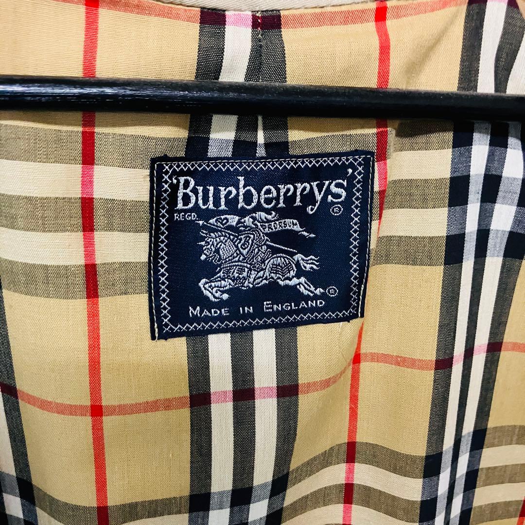 Burberry ステンカラーコート　ノヴァチェック　※やや汚れ等あり