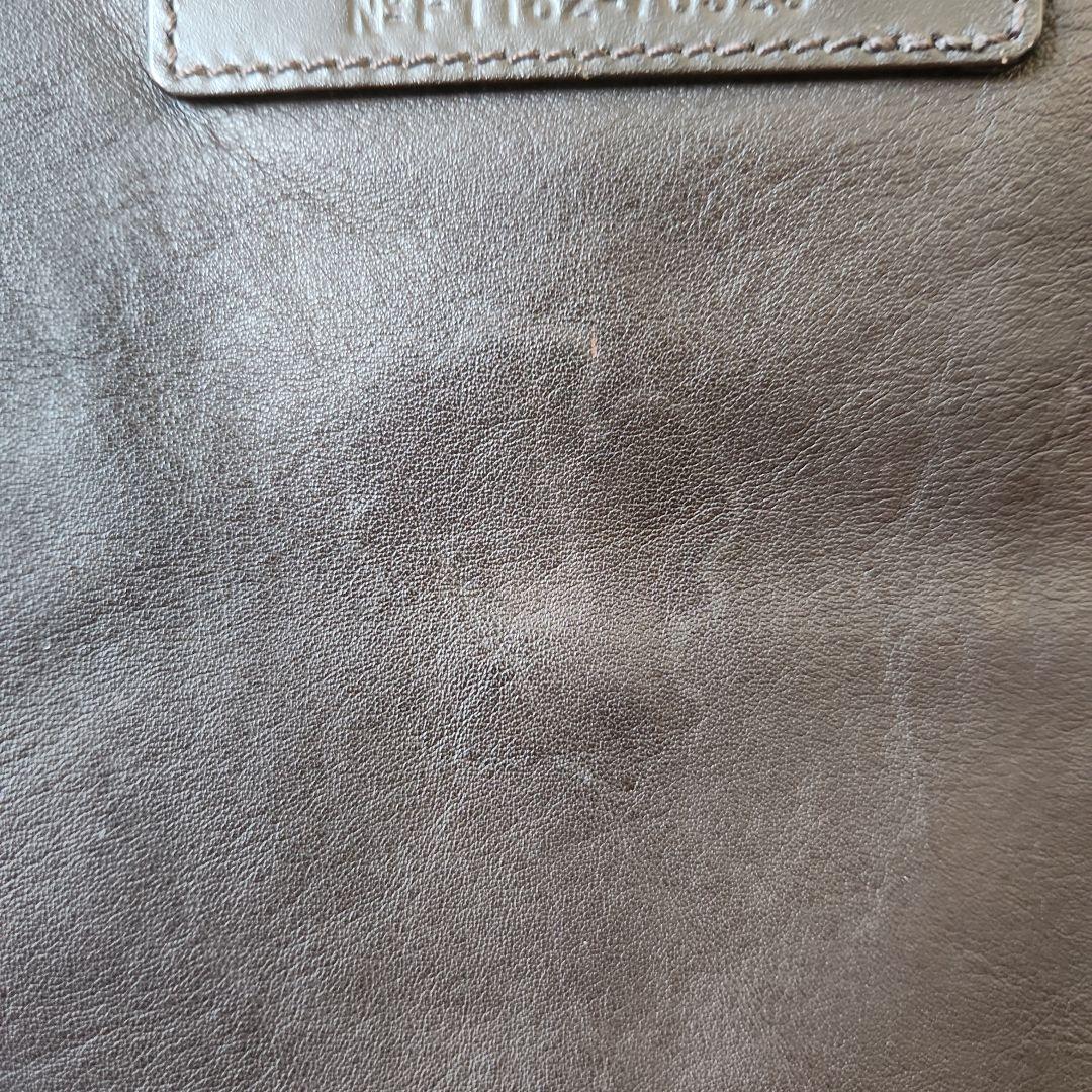 COACH/コーチ レザー×スエード リバーシブルトートバッグ ブラウン A4可