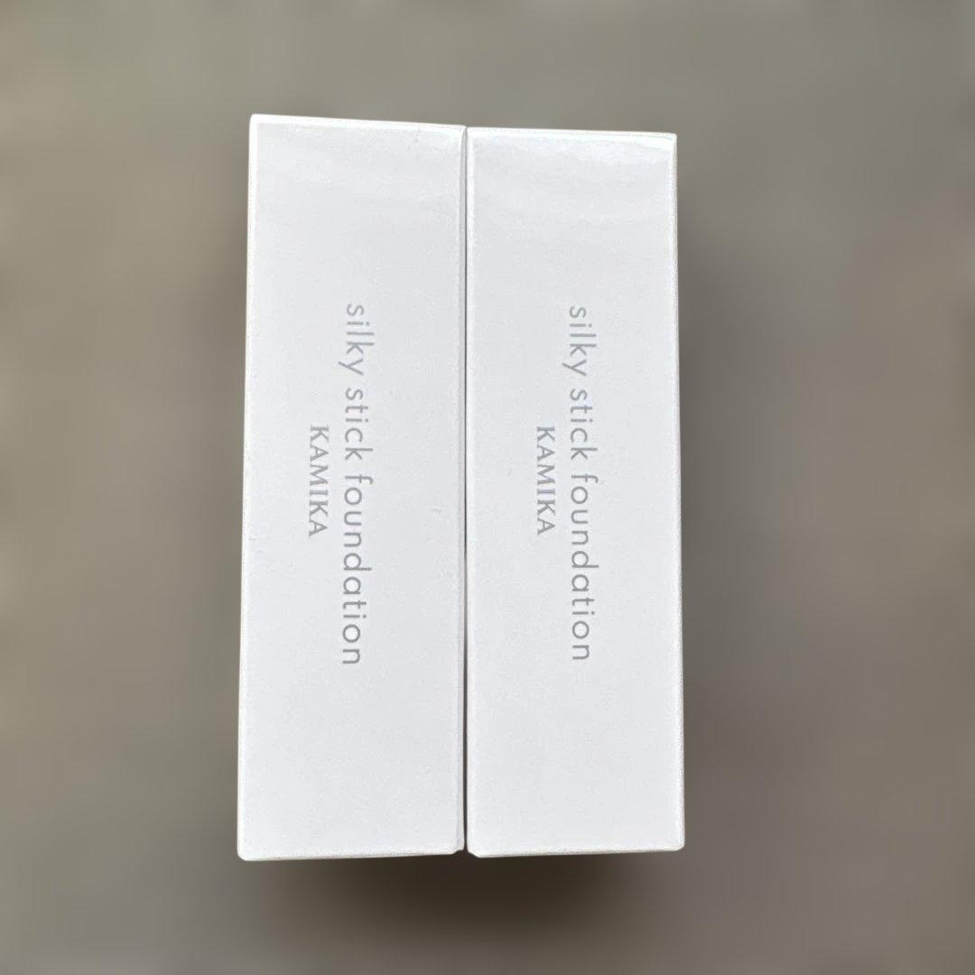 新品　シルキースティックファンデーション　2本