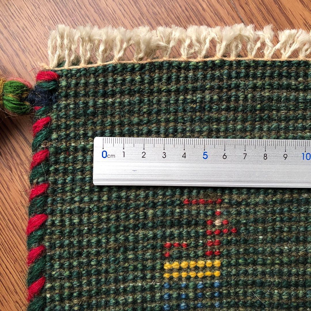 ペルシャギャッベ (ギャベ) チェアマット 椅子の座布団 No.11354