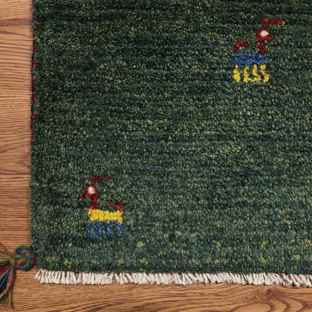 ペルシャギャッベ (ギャベ) チェアマット 椅子の座布団 No.11354