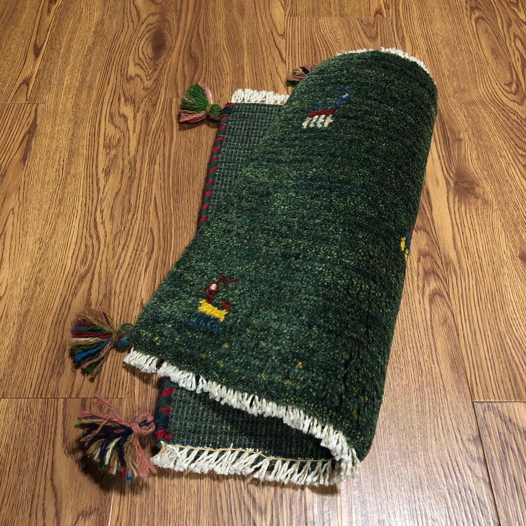 ペルシャギャッベ (ギャベ) チェアマット 椅子の座布団 No.11354