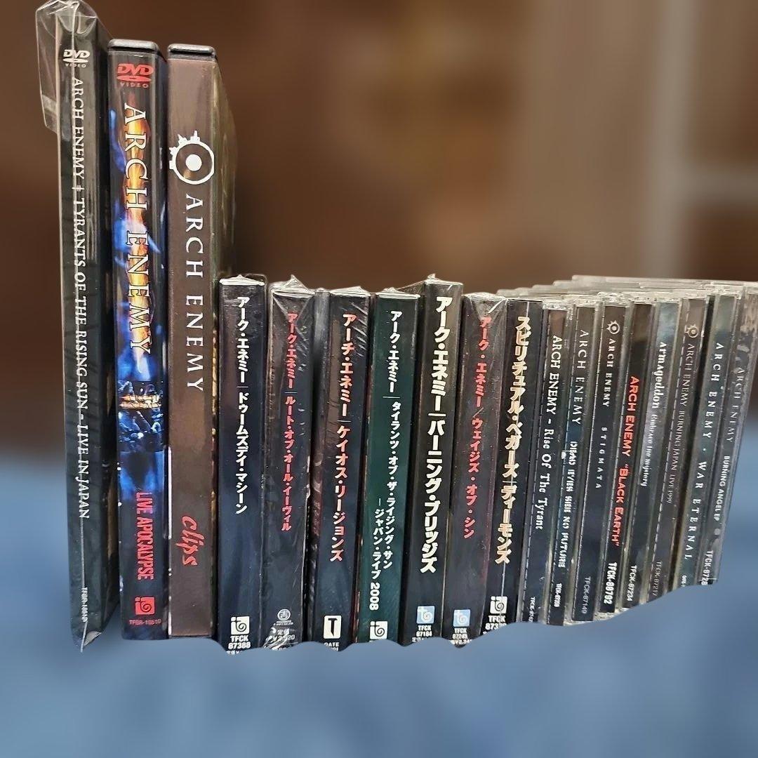 ARCH ENEMYと関連 CD 15枚セット +DVD3枚