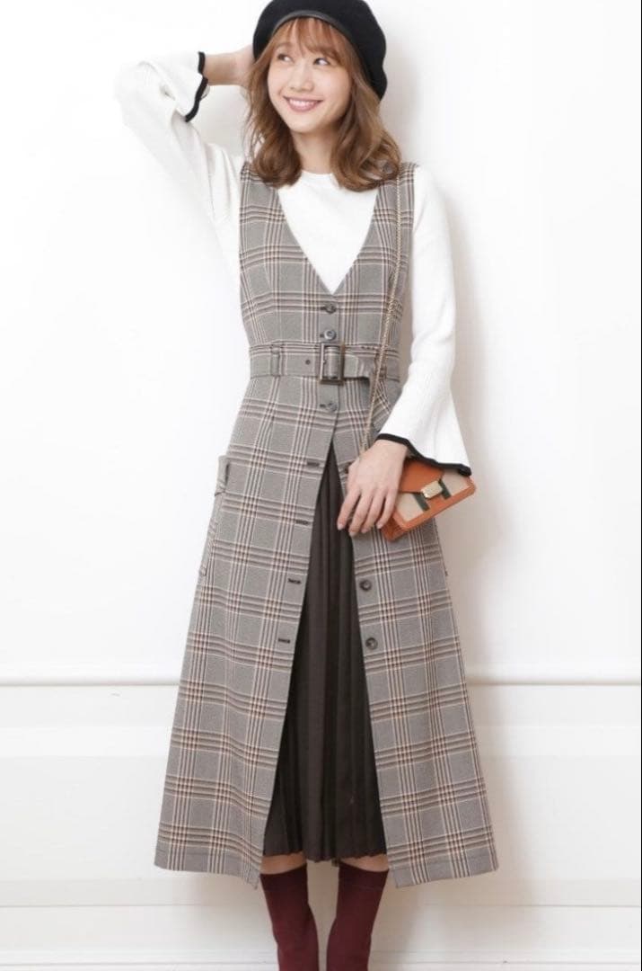 Mystrada マイストラーダ　前後2WAYジャンパースカート　36