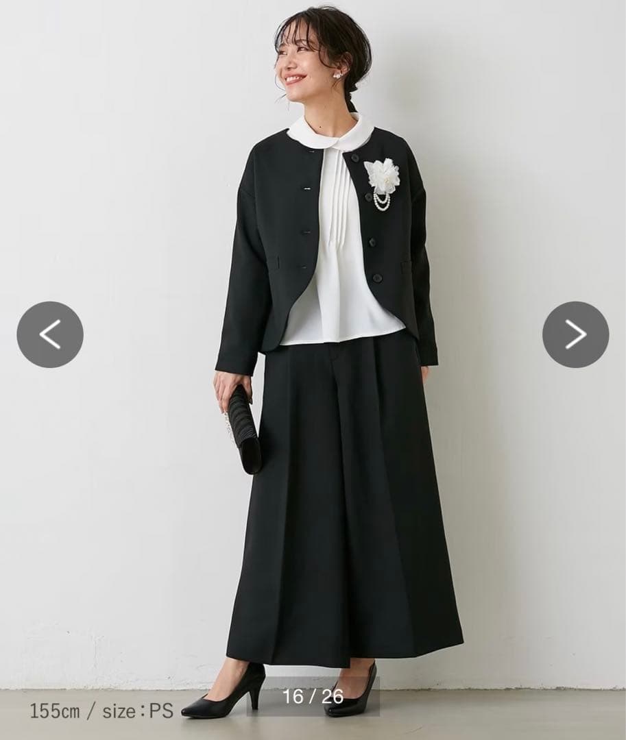 ニッセン　フォーマル3点セットスーツ