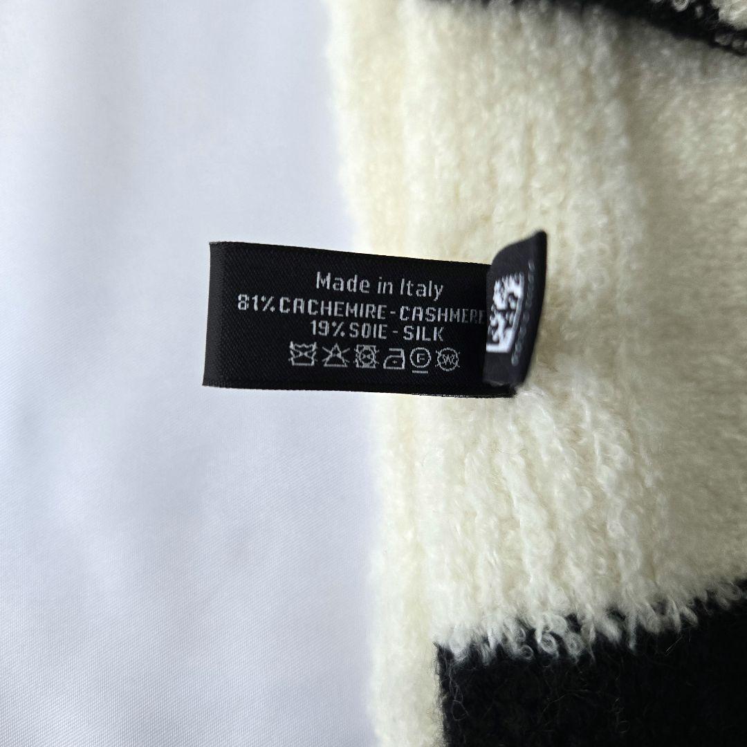 出張…様 極美品 CHANEL シャネル ココマーク マフラー シルク カシミヤ