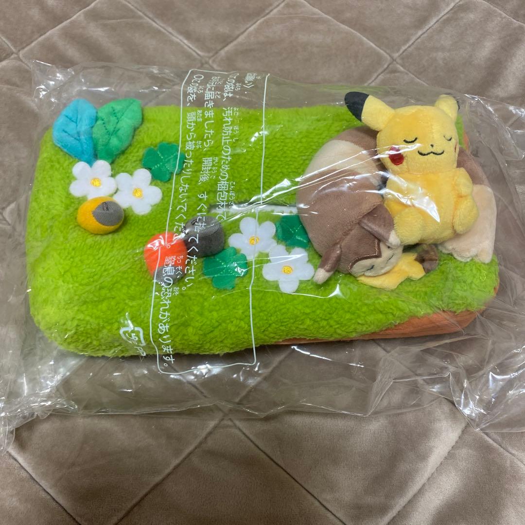 【新品未使用品】ポケモン　ピカチュウ　オオタチ　ティッシュボックス