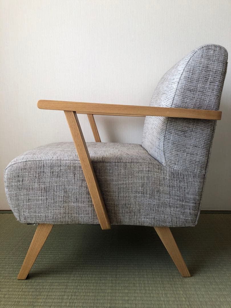 AZUMAYA moti モティ RTO-741NA ソファチェアー