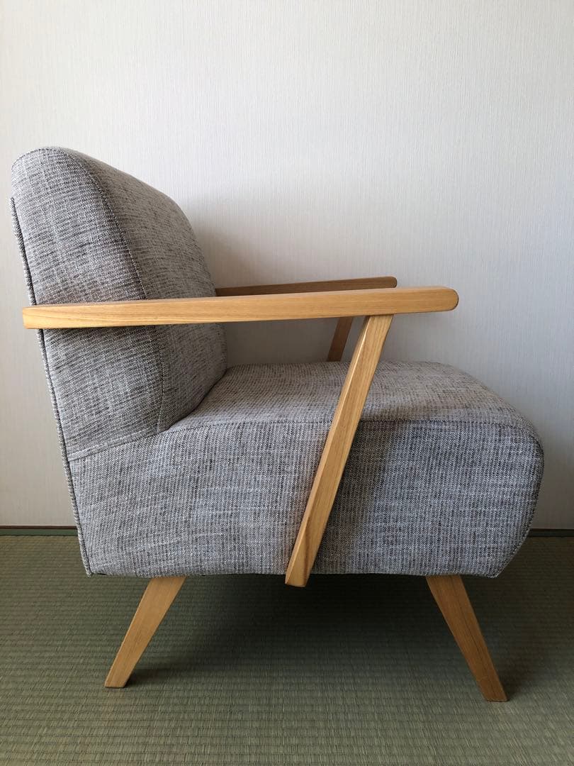 AZUMAYA moti モティ RTO-741NA ソファチェアー