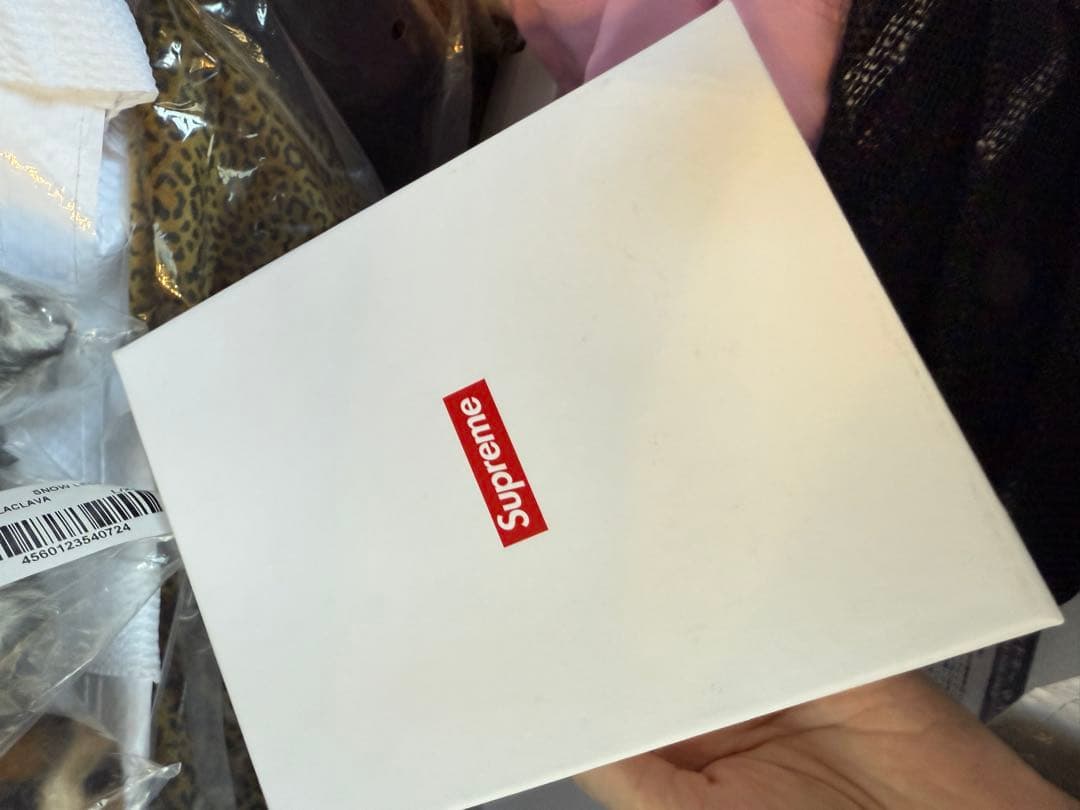 Supreme REPEAT LEATHER BELT レッド L