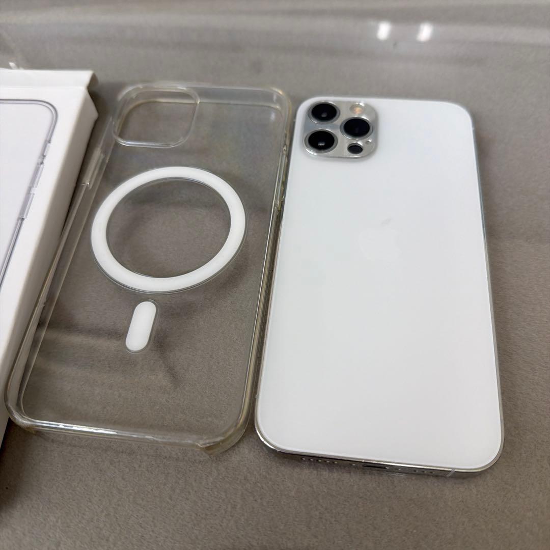 iPhone12 pro シルバー 256GB Simフリー 純正クリアケース付