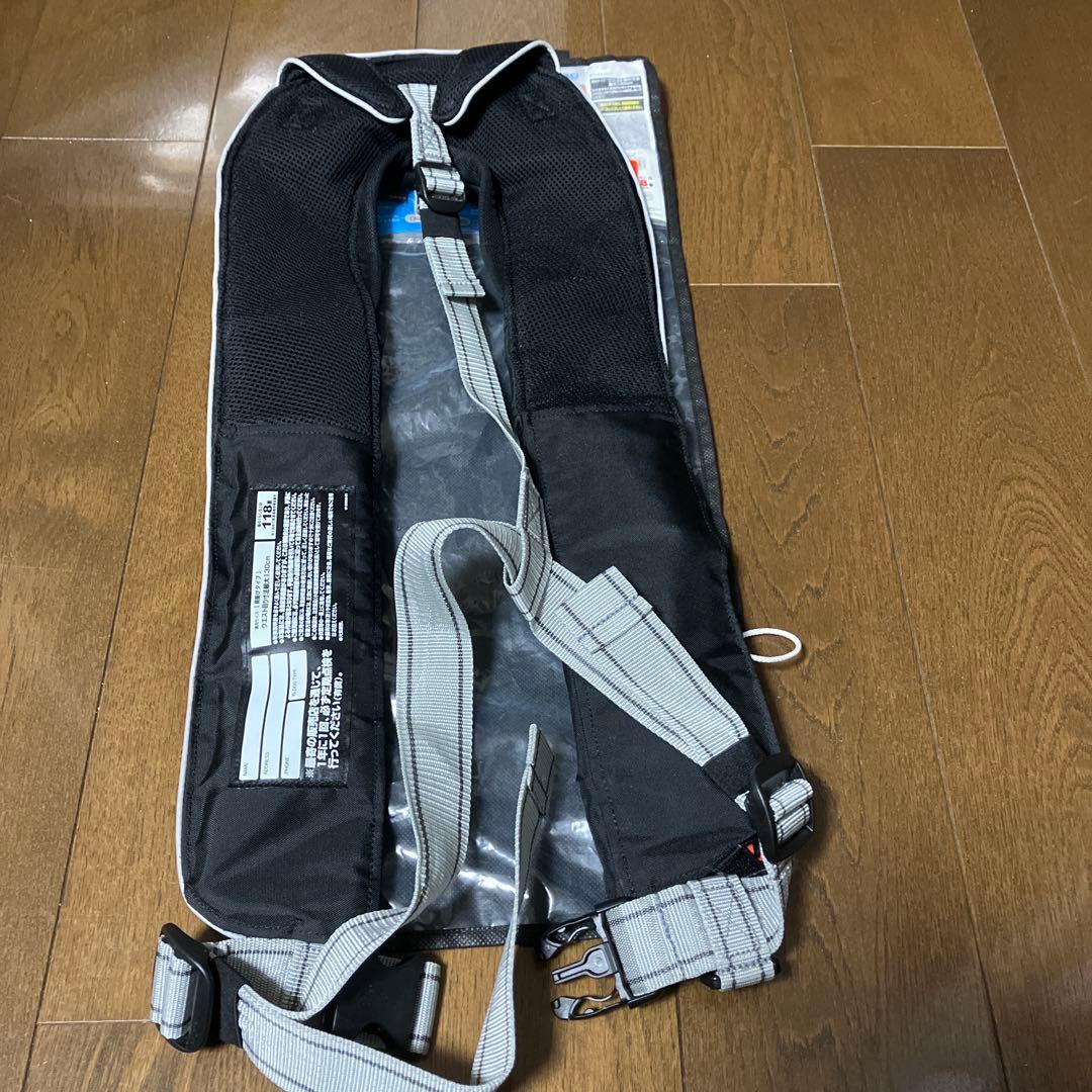 シマノ　SHIMANO 自動膨張式ライフジャケット 黒