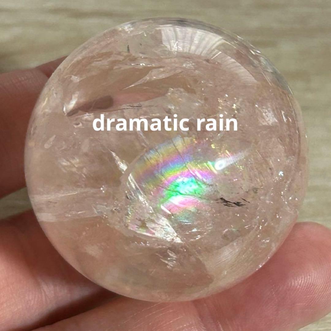 ピンククォーツ スフィア 天然石 置物