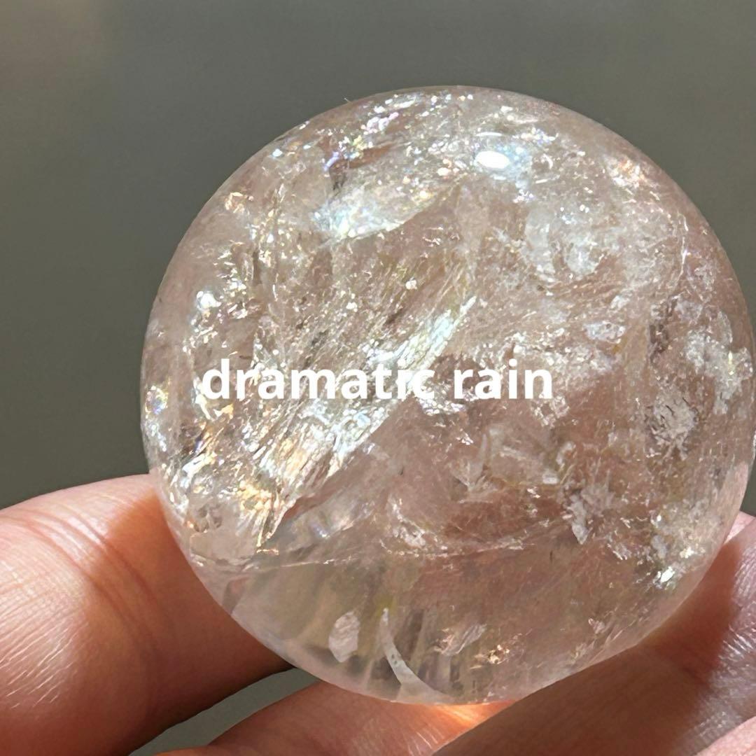 ピンククォーツ スフィア 天然石 置物