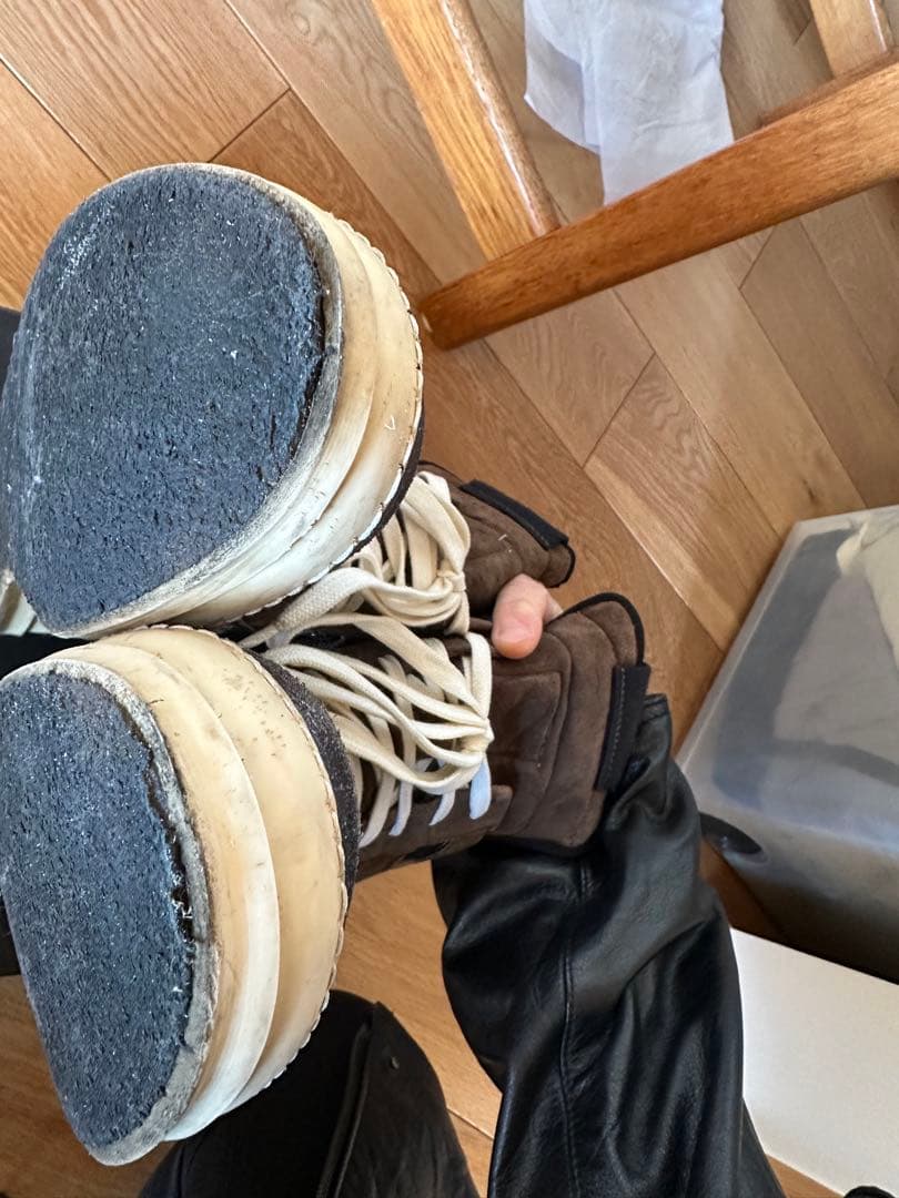 貴重箱有り初期Rick Owens GEODUNKジオバスケット41