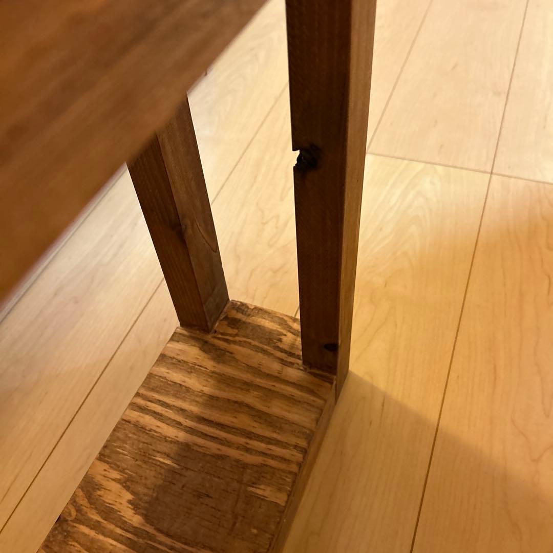 アンティーク風スリムラック　ハンドメイド　棚　飾り棚　木製家具